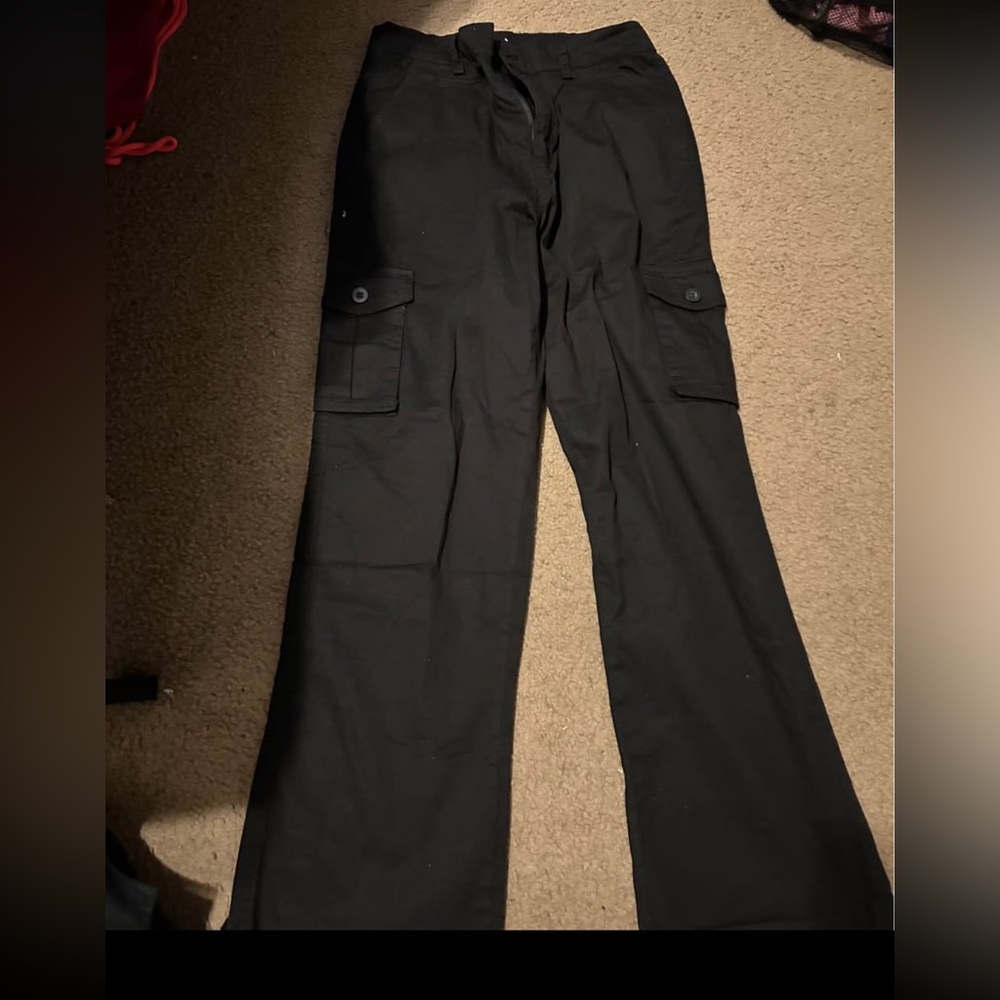 Black Women Cargo Pants